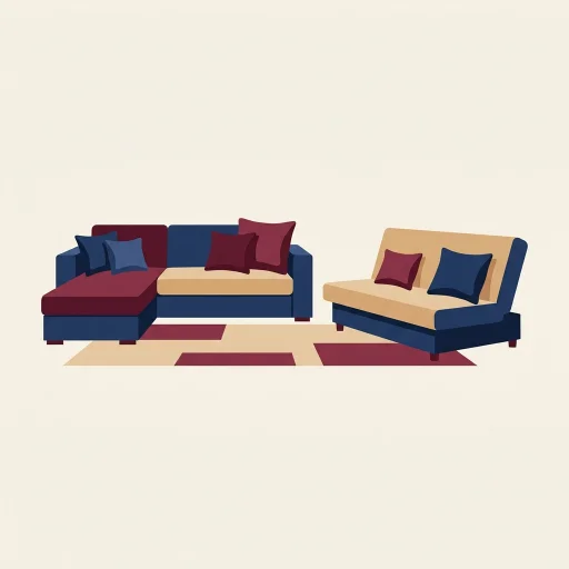 Two sofa beds illustration for Sleeping Setup at Aheloy Coast Retreat