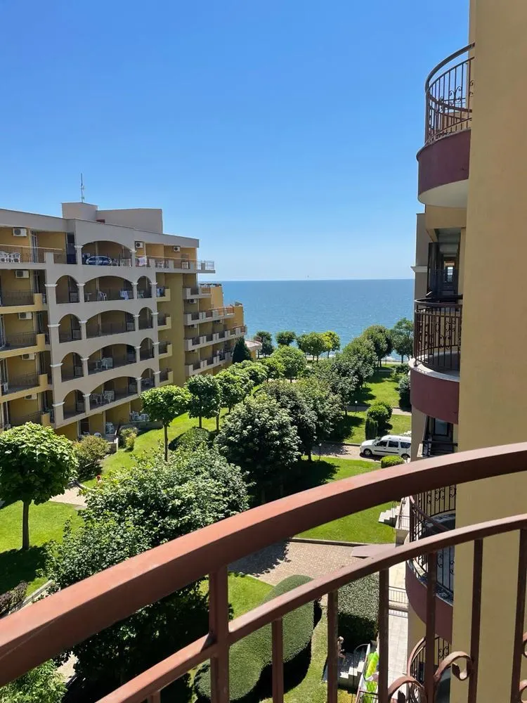 Sea view from the 5th floor balcony at Aheloy Coast Retreat