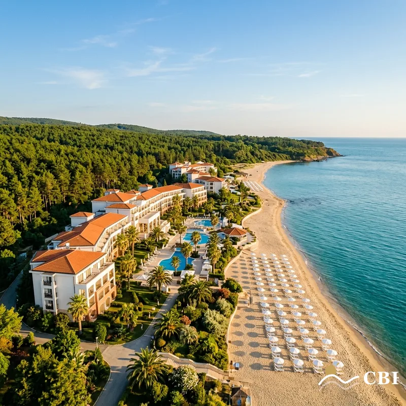 Dyuni all-inclusive beach resort area south of Sozopol