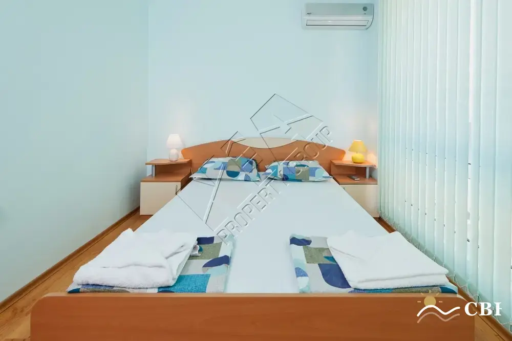 Apartment, 2-room, 60 m², in Pomorie. Photo 4 of 9. Pomorie, Black Sea, Bulgaria. Cheap Beach Holiday.