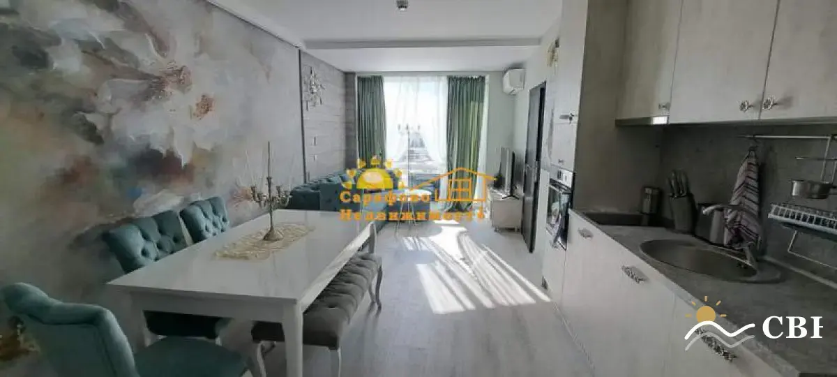 Apartment, 2-room, 65 m², in Sarafovo. Photo 1 of 12. Sarafovo, Black Sea, Bulgaria. Cheap Beach Holiday.