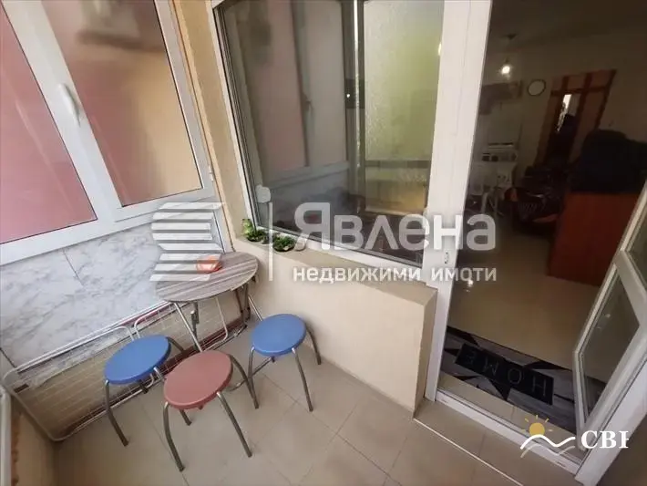 Apartment, 1-room, 37 m², in Pomorie. Photo 6 of 7. Pomorie, Black Sea, Bulgaria. Cheap Beach Holiday.