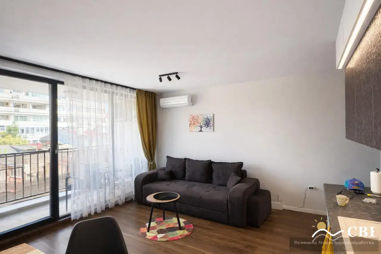 Apartment, 1-room, 45 m², in Varna. Photo 1 of 7. Varna, Black Sea, Bulgaria. Cheap Beach Holiday.
