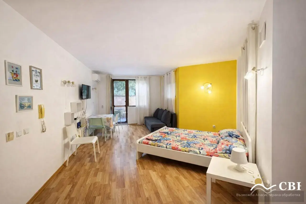 Apartment, 1-room, 35 m², in Varna. Photo 1 of 7. Varna, Black Sea, Bulgaria. Cheap Beach Holiday.