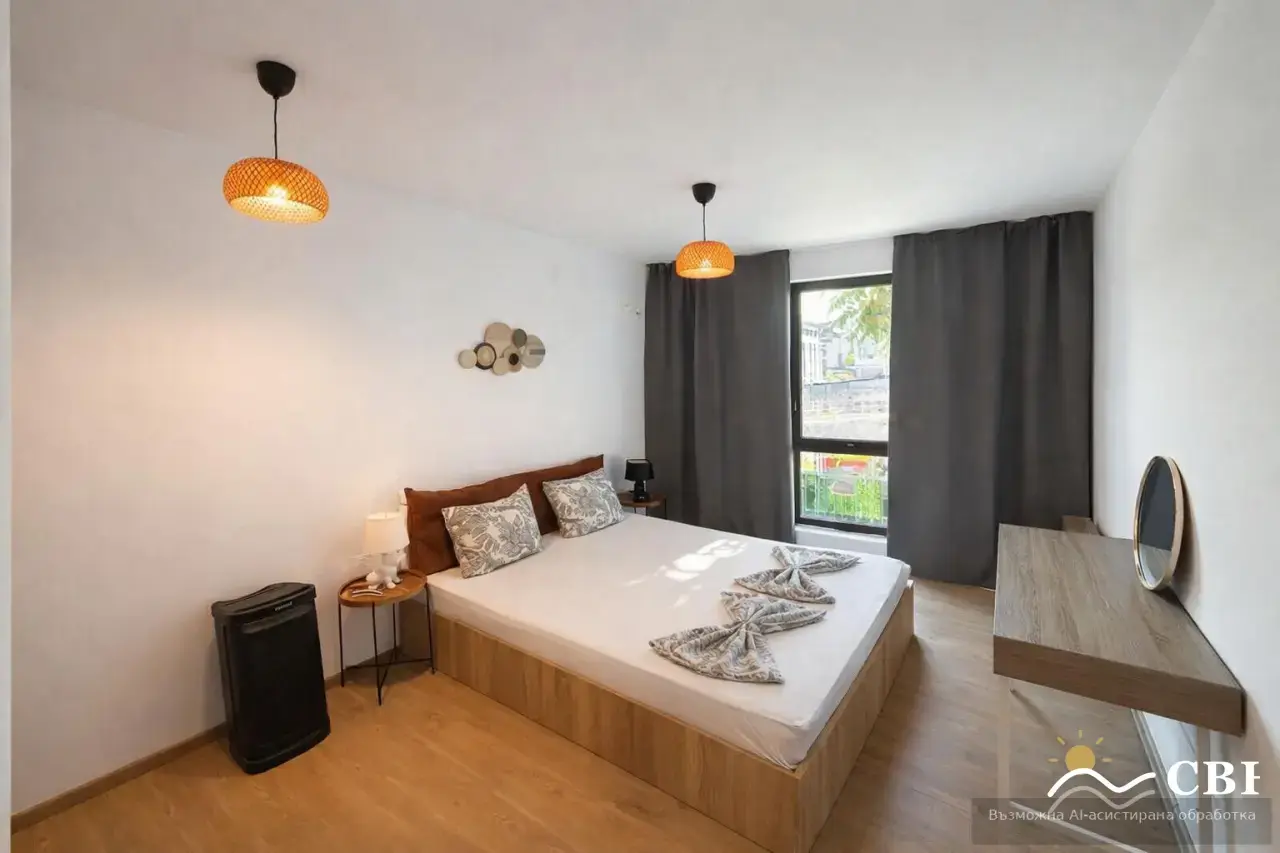 Apartment, 2-room, 60 m², in Burgas. Photo 6 of 8. Burgas, Black Sea, Bulgaria. Cheap Beach Holiday.