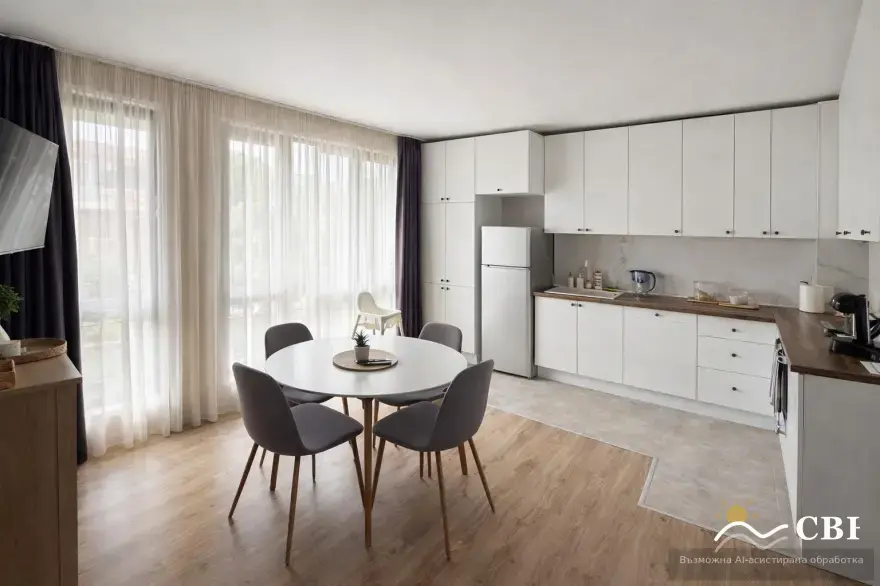 Apartment, 3-room, 80 m², in Vinitsa. Photo 1 of 6. Vinitsa, Black Sea, Bulgaria. Cheap Beach Holiday.