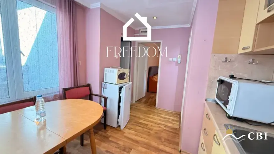 Apartment, 2-room, 40 m², in Varna. Photo 4 of 9. Varna, Black Sea, Bulgaria. Cheap Beach Holiday.