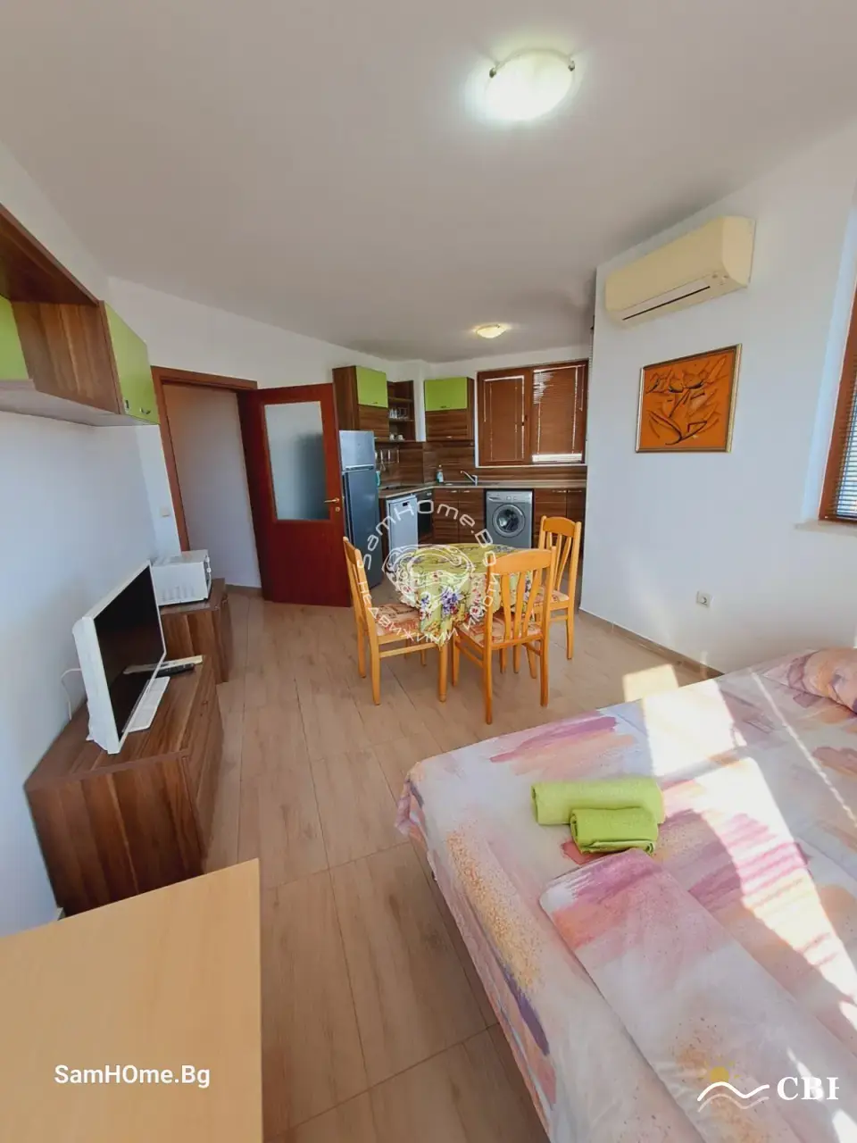 Apartment, 1-room, 55 m², in Varna. Photo 1 of 10. Varna, Black Sea, Bulgaria. Cheap Beach Holiday.