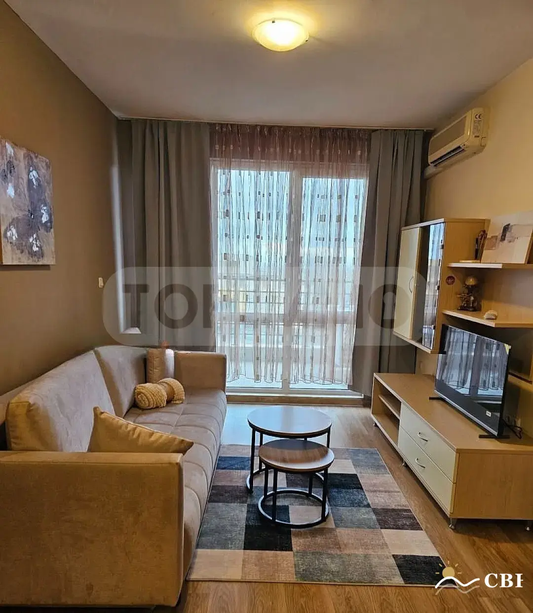 Apartment, 1-room, 65 m², in Golden Sands. Photo 1 of 12. Golden Sands, Black Sea, Bulgaria. Cheap Beach Holiday.