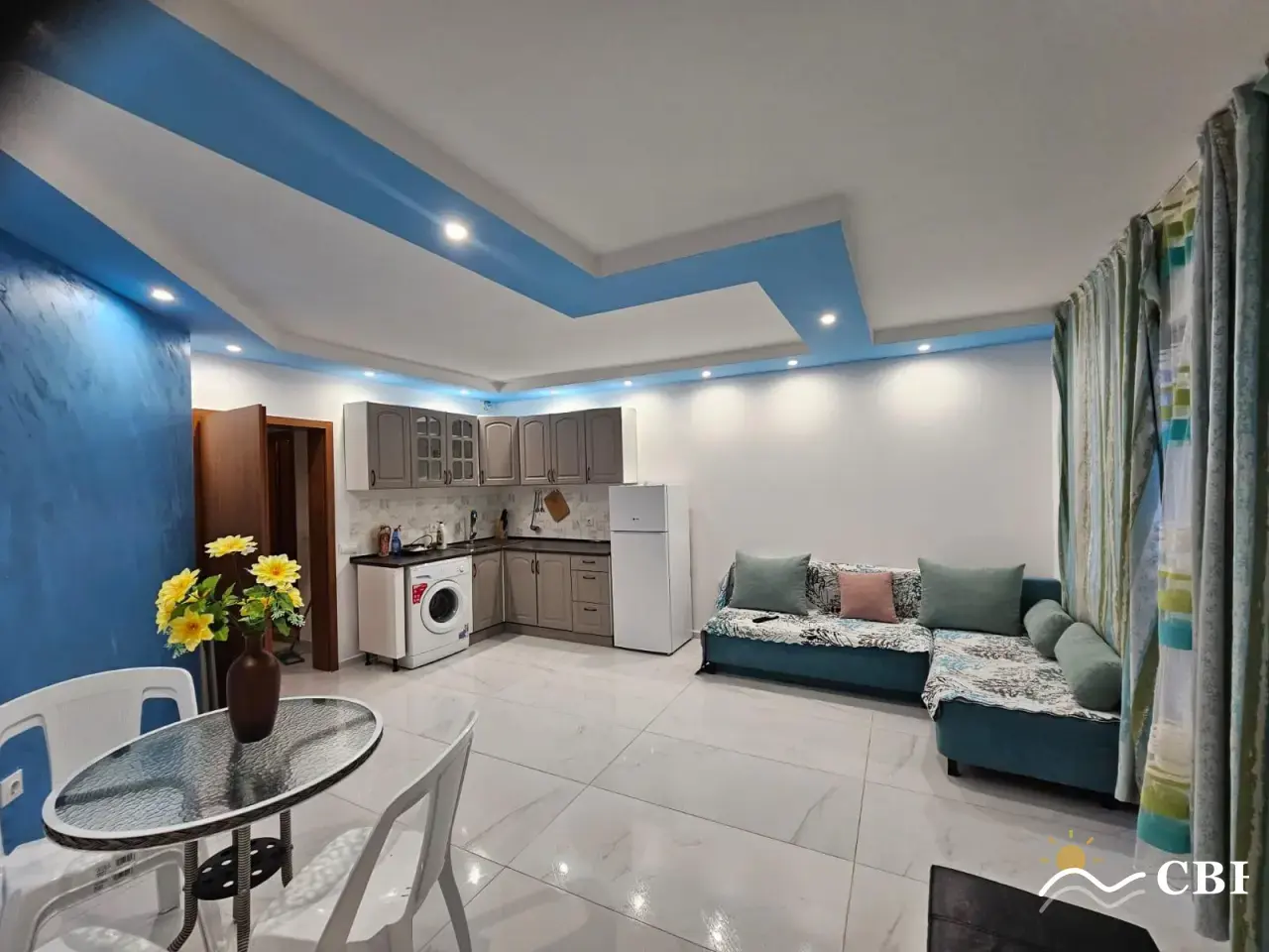 Apartment, 2-room, 55 m², in Nessebar. Photo 1 of 6. Nessebar, Black Sea, Bulgaria. Cheap Beach Holiday.