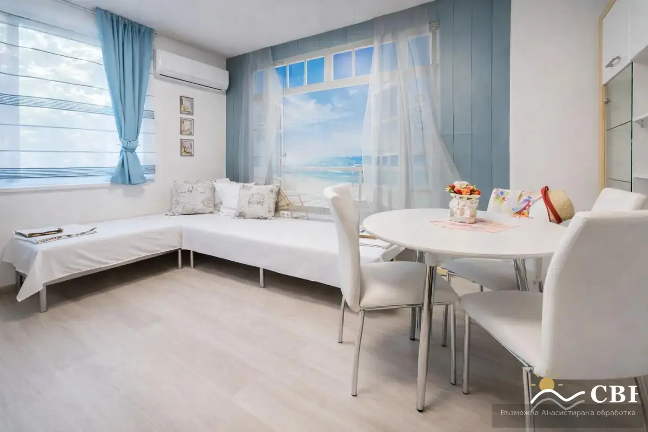 Apartment, 2-room, 52 m², in Varna. Photo 1 of 9. Varna, Black Sea, Bulgaria. Cheap Beach Holiday.