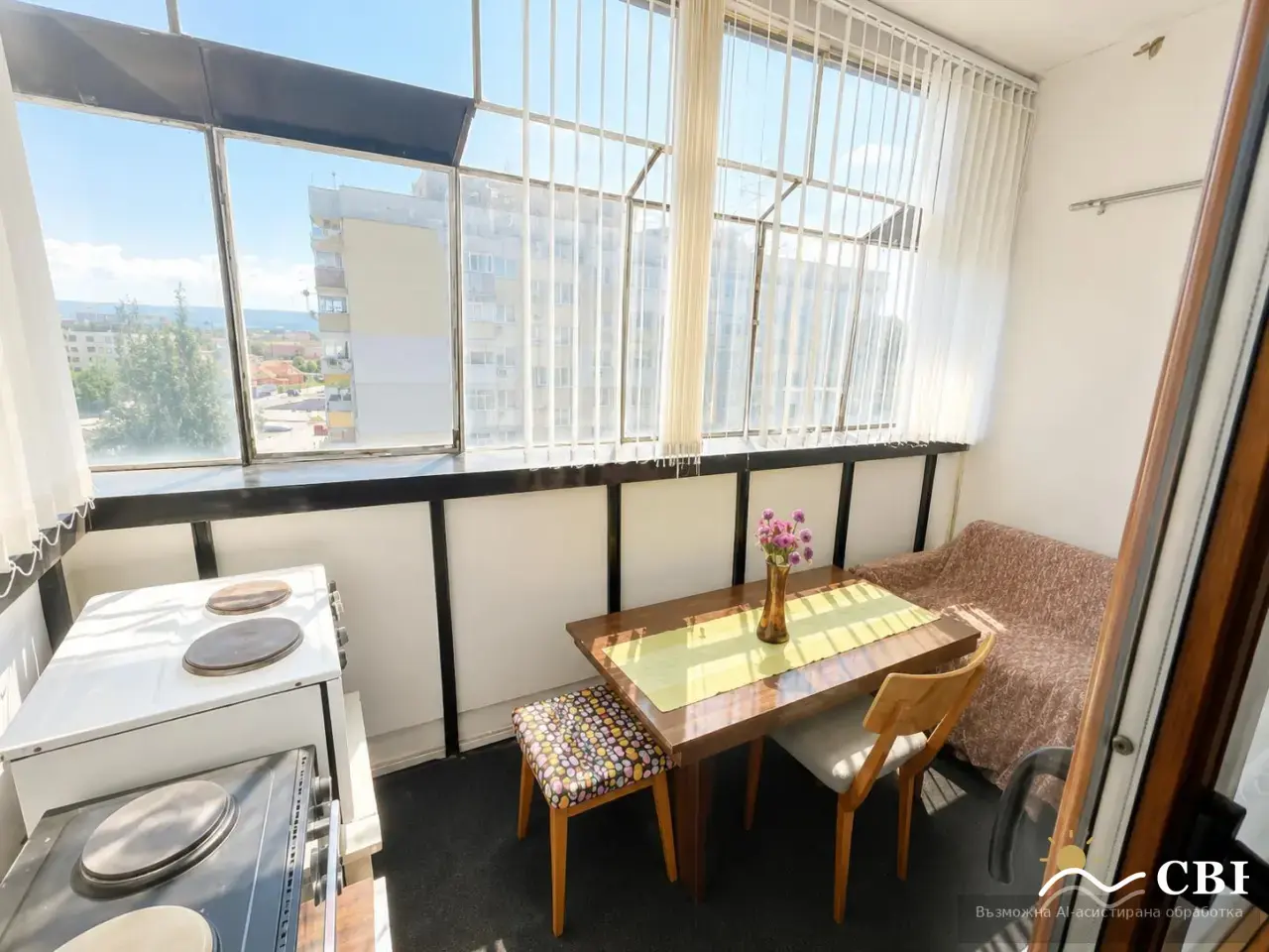 Apartment, 2-room, 40 m², in Varna. Photo 5 of 6. Varna, Black Sea, Bulgaria. Cheap Beach Holiday.