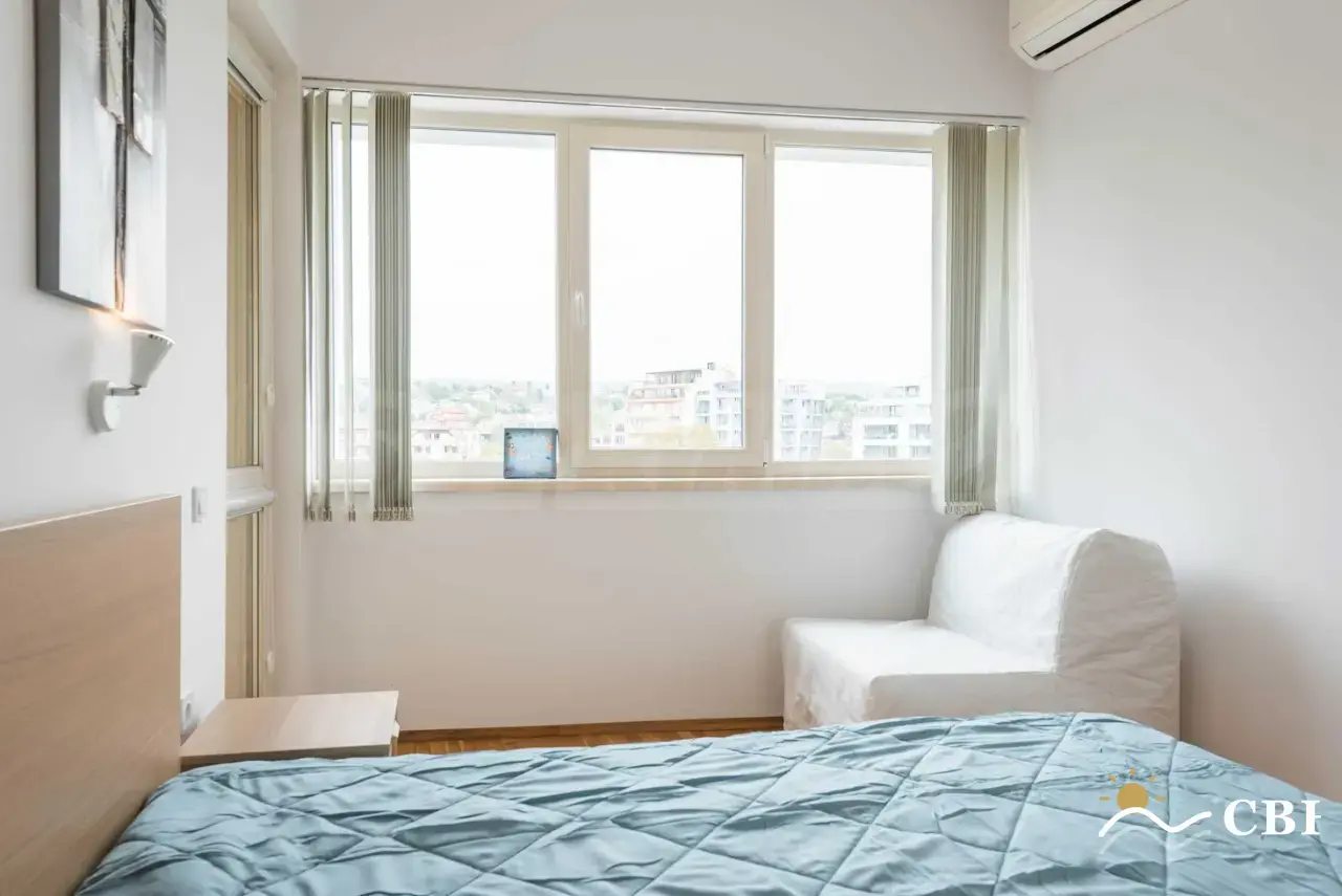 Apartment, 2-room, 60 m², in St. St. Konstantin and Elena. Photo 8 of 16. St. St. Konstantin and Elena, Black Sea, Bulgaria. Cheap Beach Holiday.
