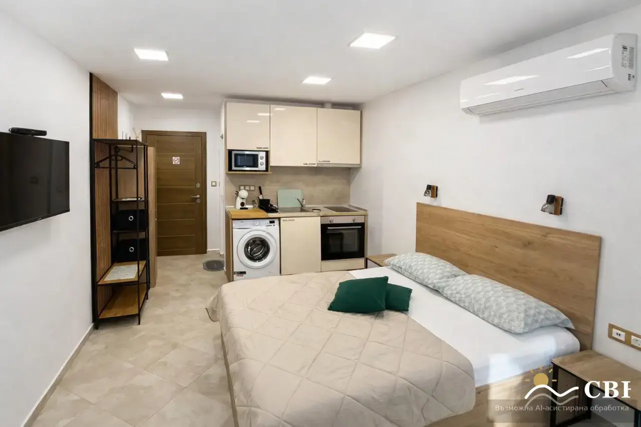 Apartment, 1-room, 25 m², in Varna. Photo 1 of 5. Varna, Black Sea, Bulgaria. Cheap Beach Holiday.