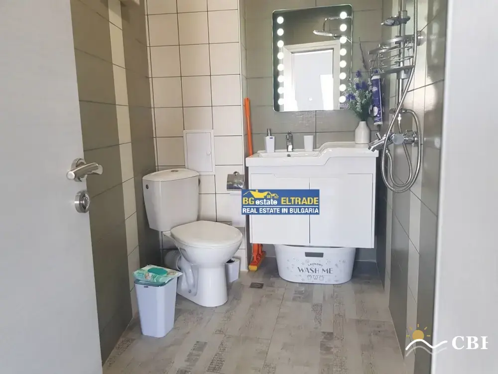 Apartment, 1-room, 75 m², in Pomorie. Photo 6 of 7. Pomorie, Black Sea, Bulgaria. Cheap Beach Holiday.