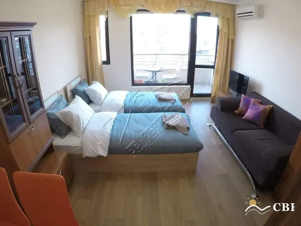 Apartment, 1-room, 45 m², in Sarafovo. Photo 7 of 10. Sarafovo, Black Sea, Bulgaria. Cheap Beach Holiday.