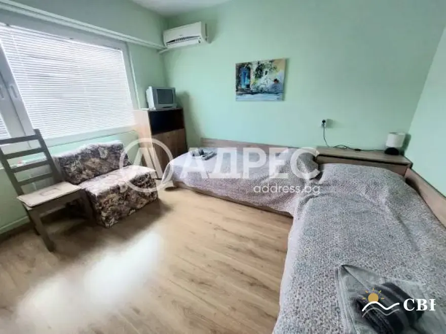 Apartment, 2-room, 70 m², in Burgas. Photo 9 of 13. Burgas, Black Sea, Bulgaria. Cheap Beach Holiday.