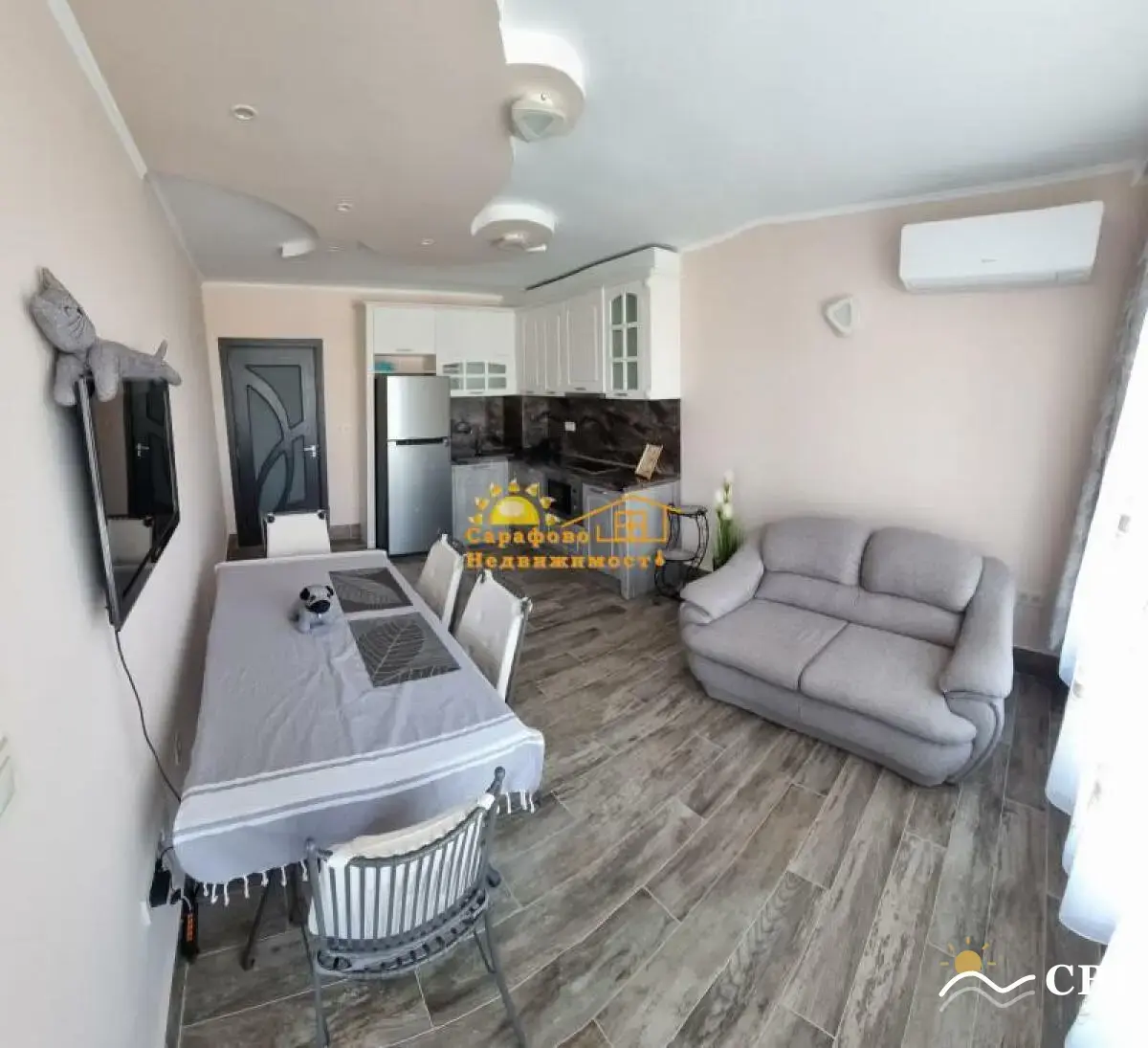 Apartment, 2-room, 65 m², in Sarafovo. Photo 4 of 14. Sarafovo, Black Sea, Bulgaria. Cheap Beach Holiday.