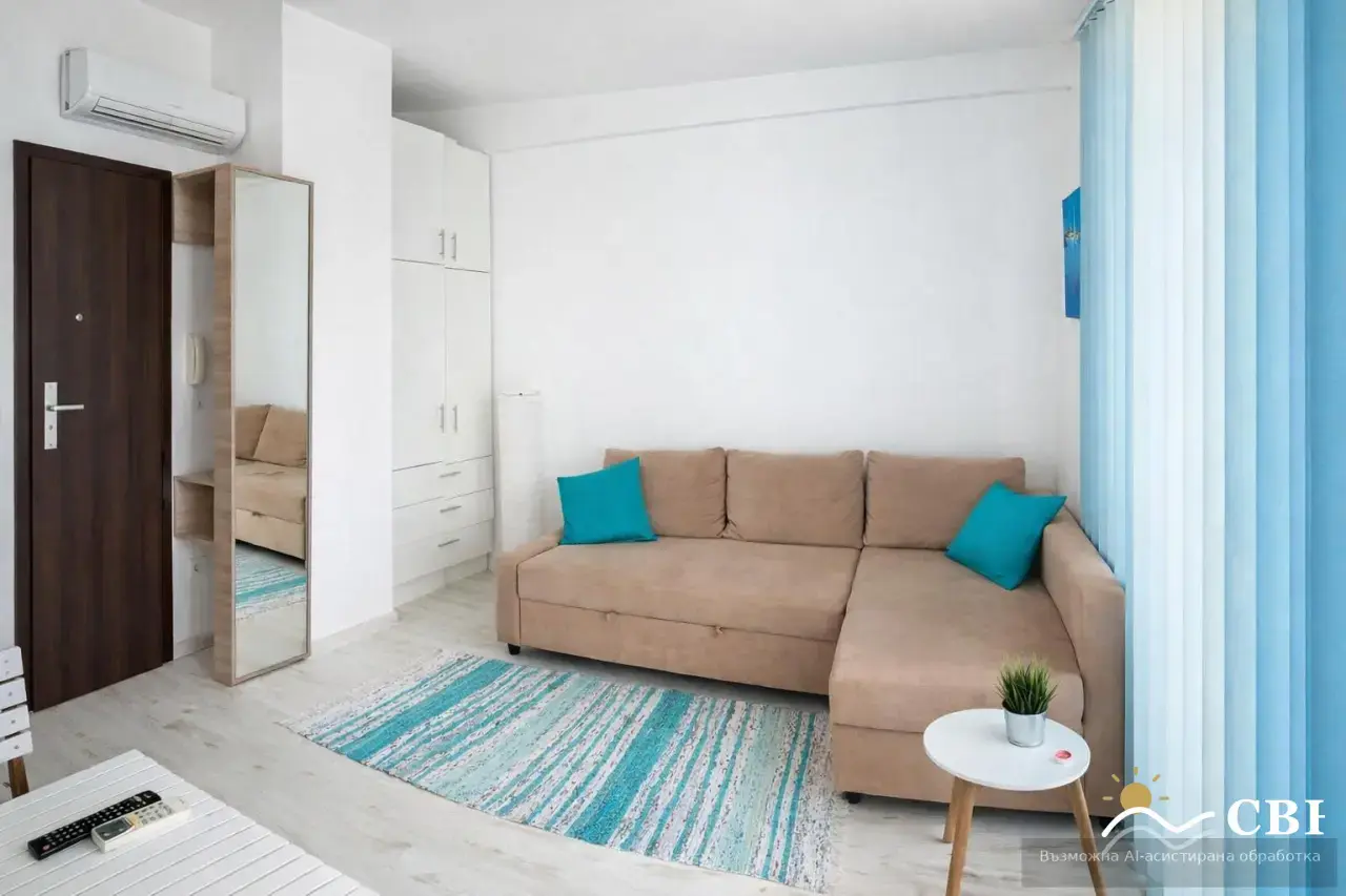 Apartment, 1-room, 30 m², in Varna. Photo 1 of 6. Varna, Black Sea, Bulgaria. Cheap Beach Holiday.