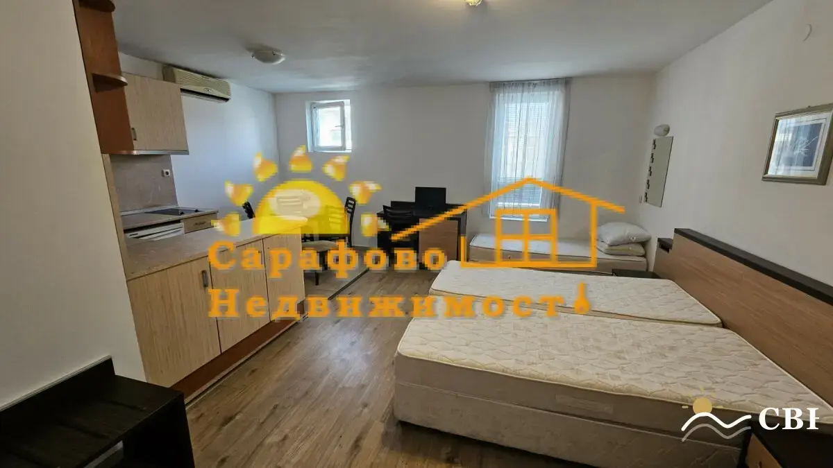 Apartment, 1-room, 38 m², in Sarafovo. Photo 2 of 8. Sarafovo, Black Sea, Bulgaria. Cheap Beach Holiday.