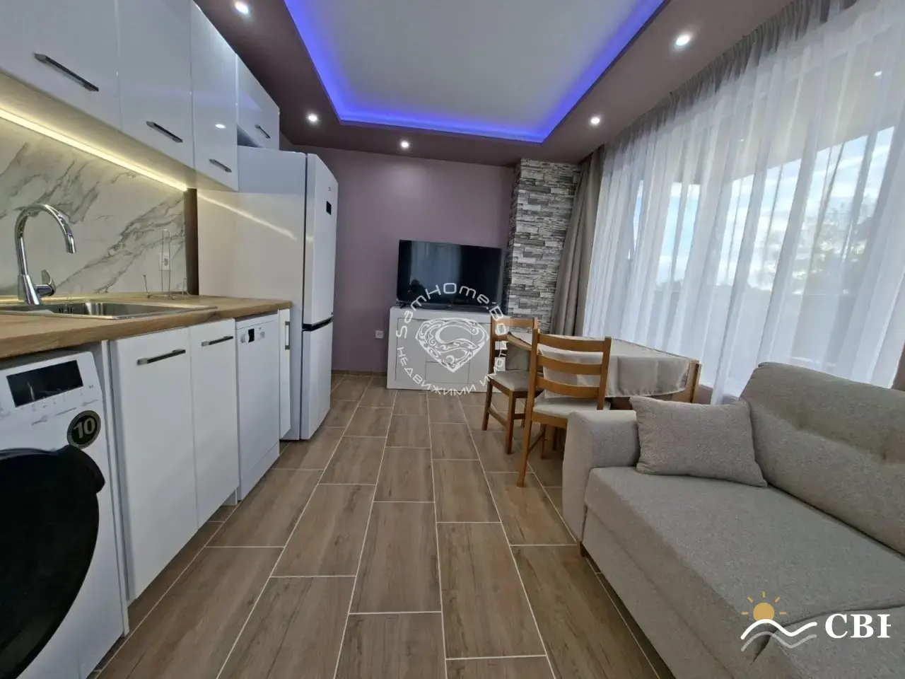 Apartment, 1-room, 53 m², in Varna. Photo 1 of 16. Varna, Black Sea, Bulgaria. Cheap Beach Holiday.