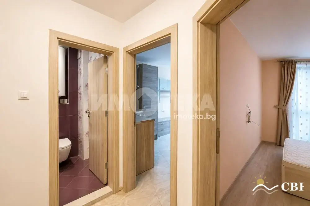 Apartment, 2-room, 58 m², in Varna. Photo 9 of 11. Varna, Black Sea, Bulgaria. Cheap Beach Holiday.