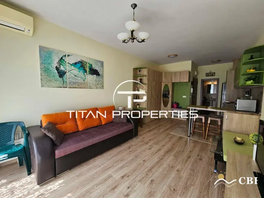 Apartment, 1-room, 34 m², in Varna. Photo 1 of 8. Varna, Black Sea, Bulgaria. Cheap Beach Holiday.