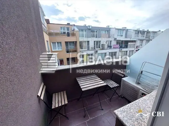 Apartment, 1-room, 36 m², in Pomorie. Photo 5 of 7. Pomorie, Black Sea, Bulgaria. Cheap Beach Holiday.