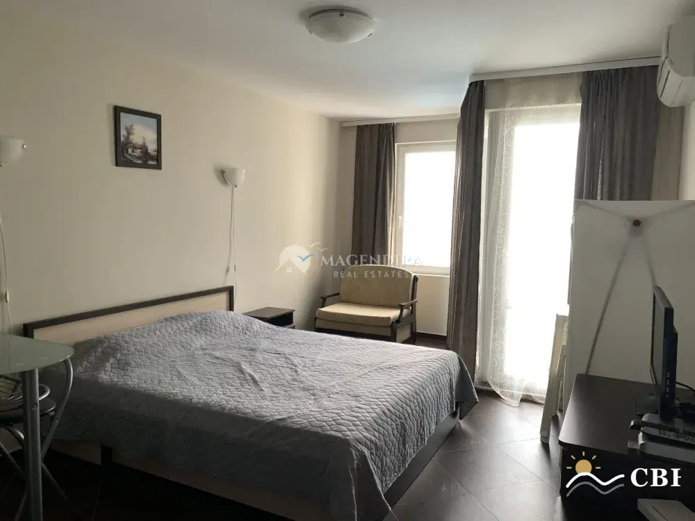 Apartment, 1-room, 40 m², in Nessebar. Photo 5 of 12. Nessebar, Black Sea, Bulgaria. Cheap Beach Holiday.
