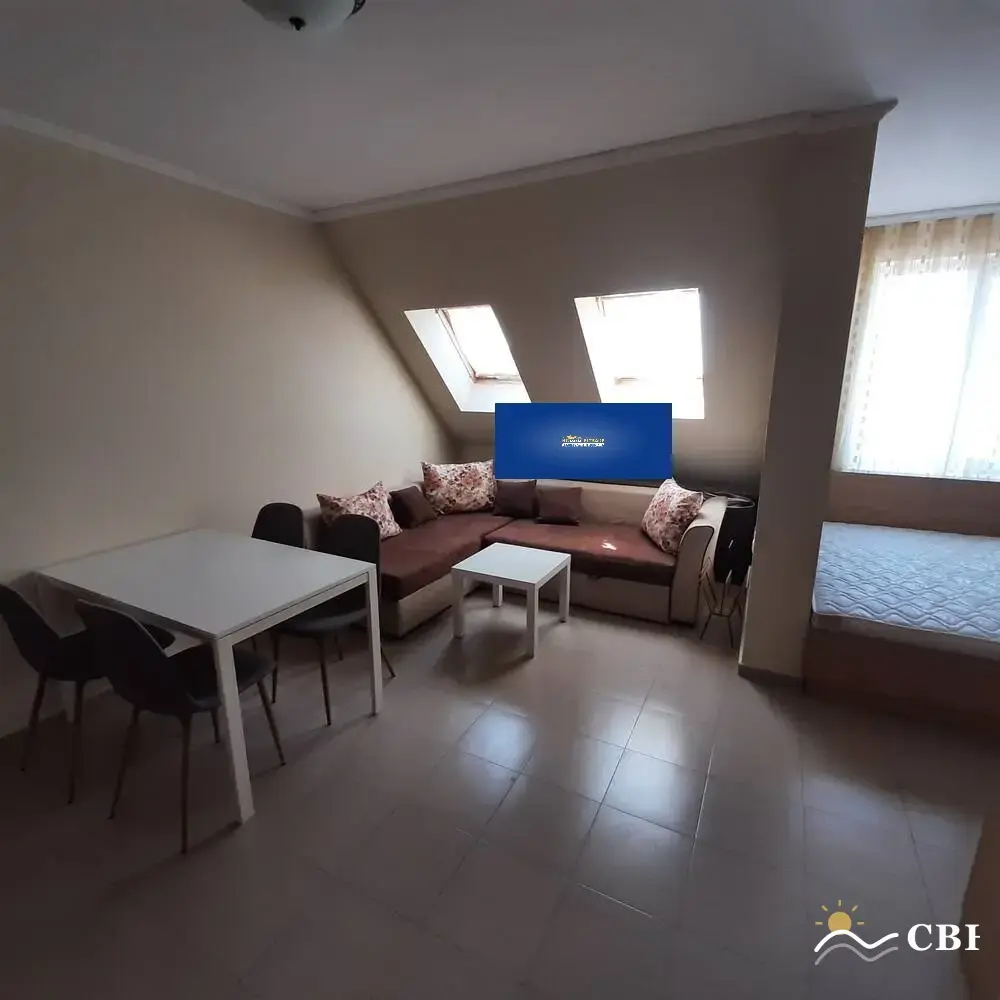 Apartment, 2-room, 50 m², in Pomorie. Photo 1 of 11. Pomorie, Black Sea, Bulgaria. Cheap Beach Holiday.