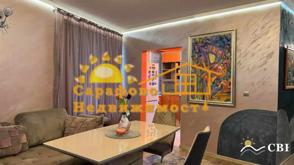 Apartment, 2-room, 60 m², in Sarafovo. Photo 1 of 16. Sarafovo, Black Sea, Bulgaria. Cheap Beach Holiday.