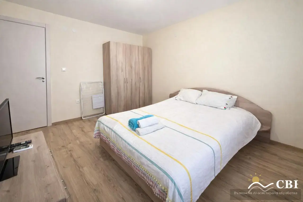 Apartment, 2-room, 50 m², in Burgas. Photo 5 of 6. Burgas, Black Sea, Bulgaria. Cheap Beach Holiday.