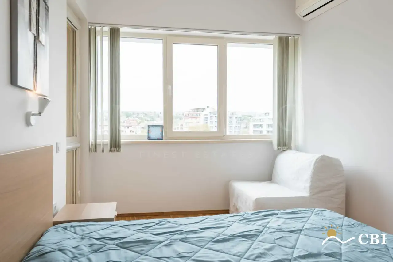 Apartment, 2-room, 60 m², in St. St. Konstantin and Elena. Photo 8 of 16. St. St. Konstantin and Elena, Black Sea, Bulgaria. Cheap Beach Holiday.