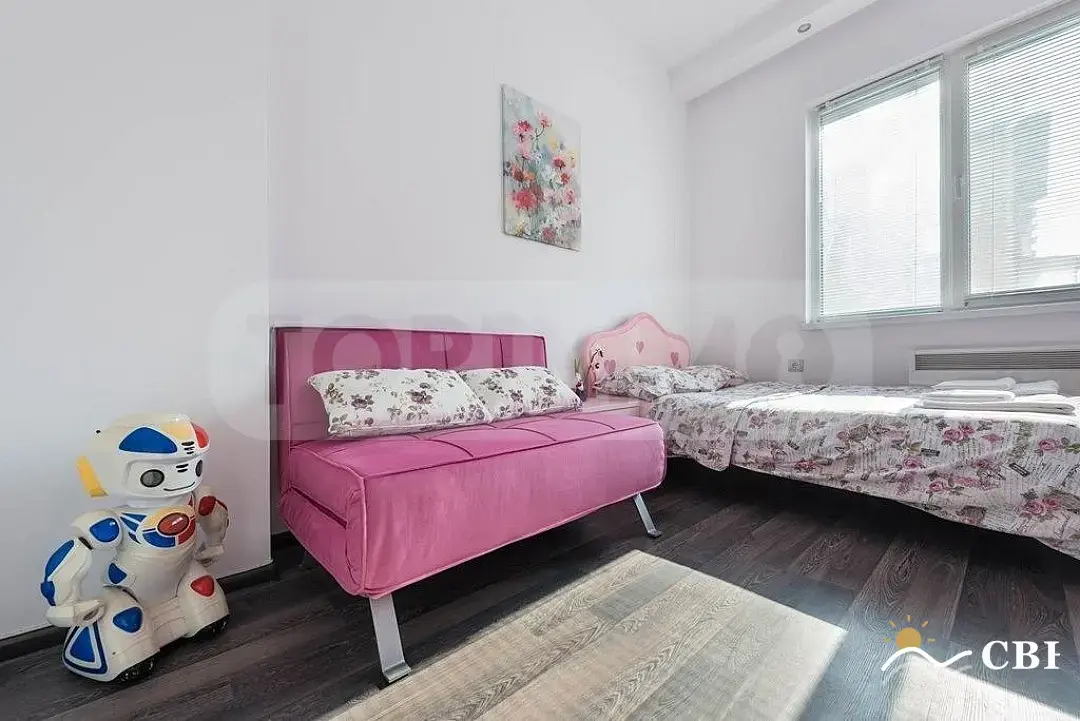 Apartment, 2-room, 110 m², in Varna. Photo 9 of 14. Varna, Black Sea, Bulgaria. Cheap Beach Holiday.
