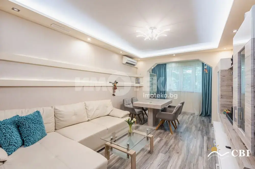 Apartment, 3-room, 64 m², in Varna. Photo 1 of 16. Varna, Black Sea, Bulgaria. Cheap Beach Holiday.