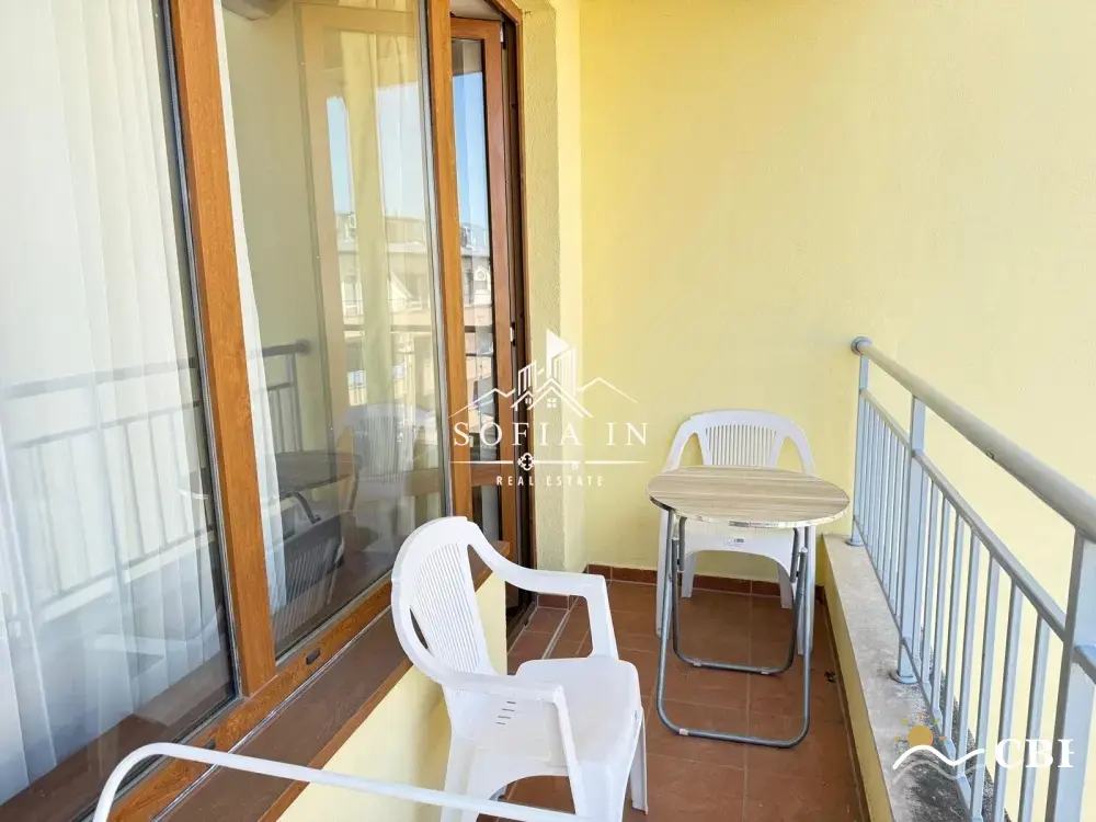 Apartment, 1-room, 30 m², in Sunny Beach. Photo 3 of 4. Sunny Beach, Black Sea, Bulgaria. Cheap Beach Holiday.