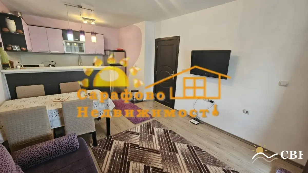 Apartment, 2-room, 58 m², in Sarafovo. Photo 1 of 10. Sarafovo, Black Sea, Bulgaria. Cheap Beach Holiday.