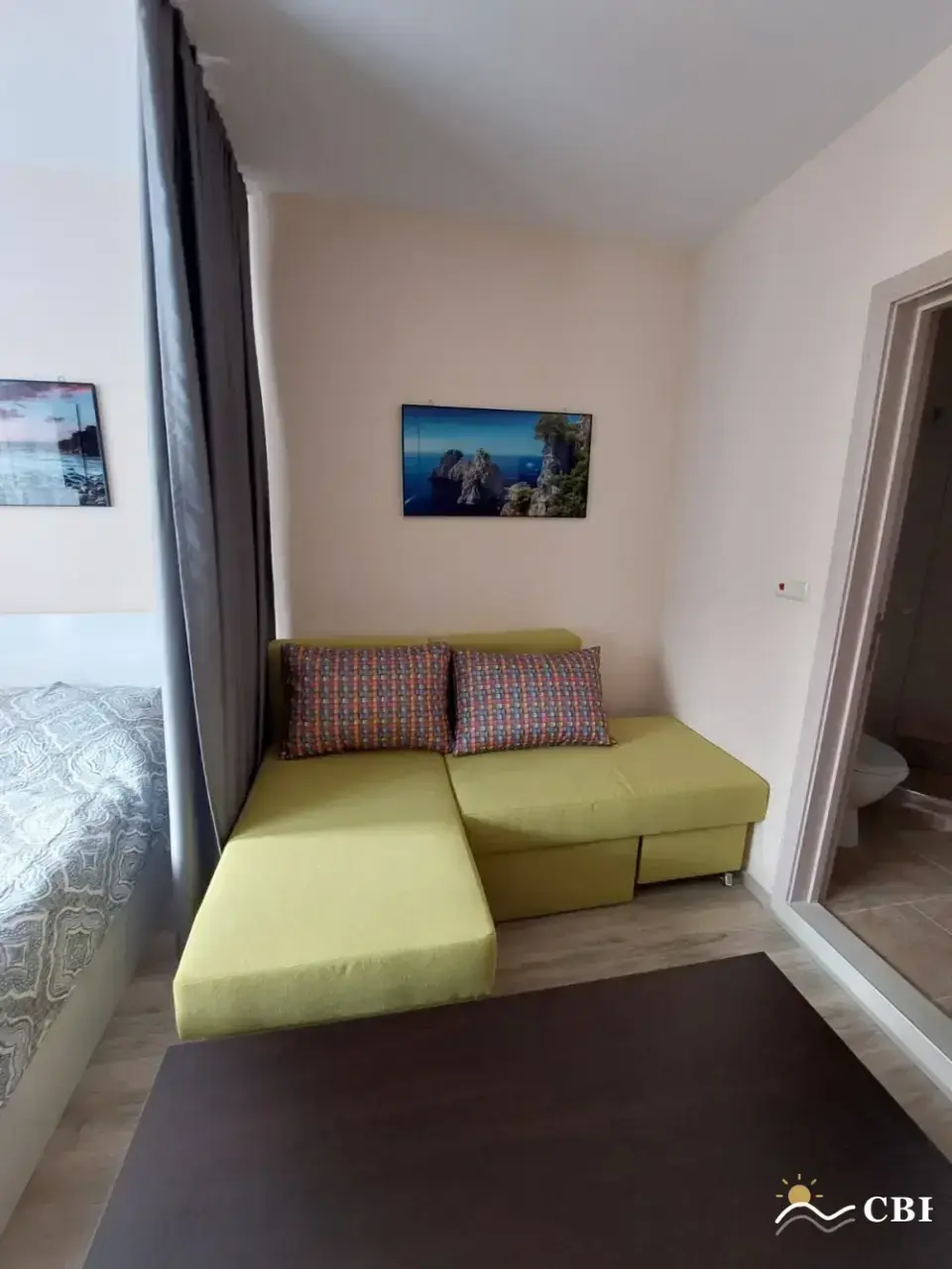 Apartment, 1-room, 50 m², in Nessebar. Photo 6 of 16. Nessebar, Black Sea, Bulgaria. Cheap Beach Holiday.