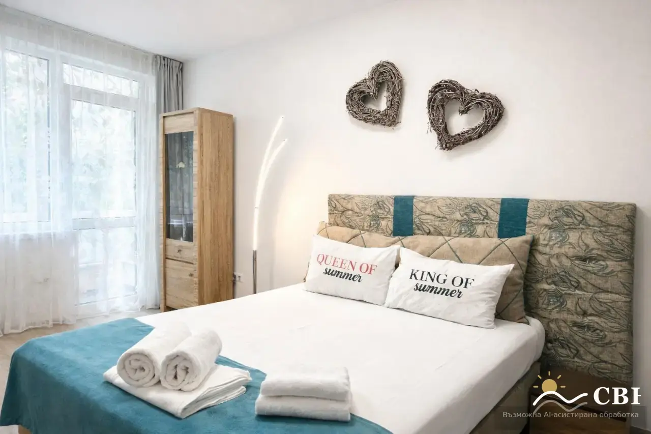 Apartment, 1-room, 38 m², in Varna. Photo 1 of 9. Varna, Black Sea, Bulgaria. Cheap Beach Holiday.