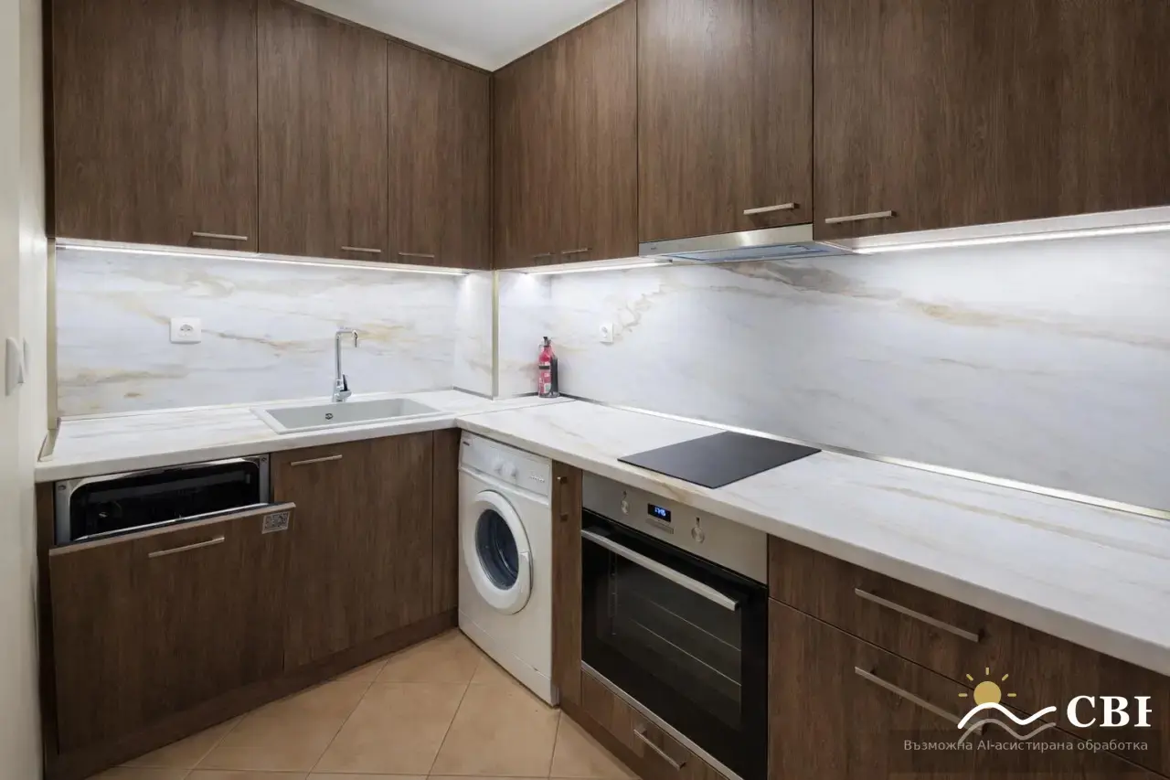 Apartment, 2-room, 70 m², in Izgrev. Photo 3 of 8. Izgrev, Black Sea, Bulgaria. Cheap Beach Holiday.