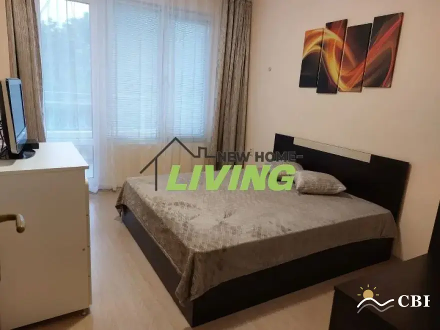 Apartment, 2-room, 60 m², in Burgas. Photo 4 of 8. Burgas, Black Sea, Bulgaria. Cheap Beach Holiday.