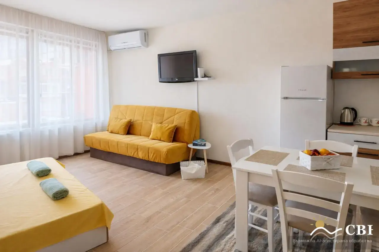 Apartment, 1-room, 50 m², in Varna. Photo 2 of 10. Varna, Black Sea, Bulgaria. Cheap Beach Holiday.