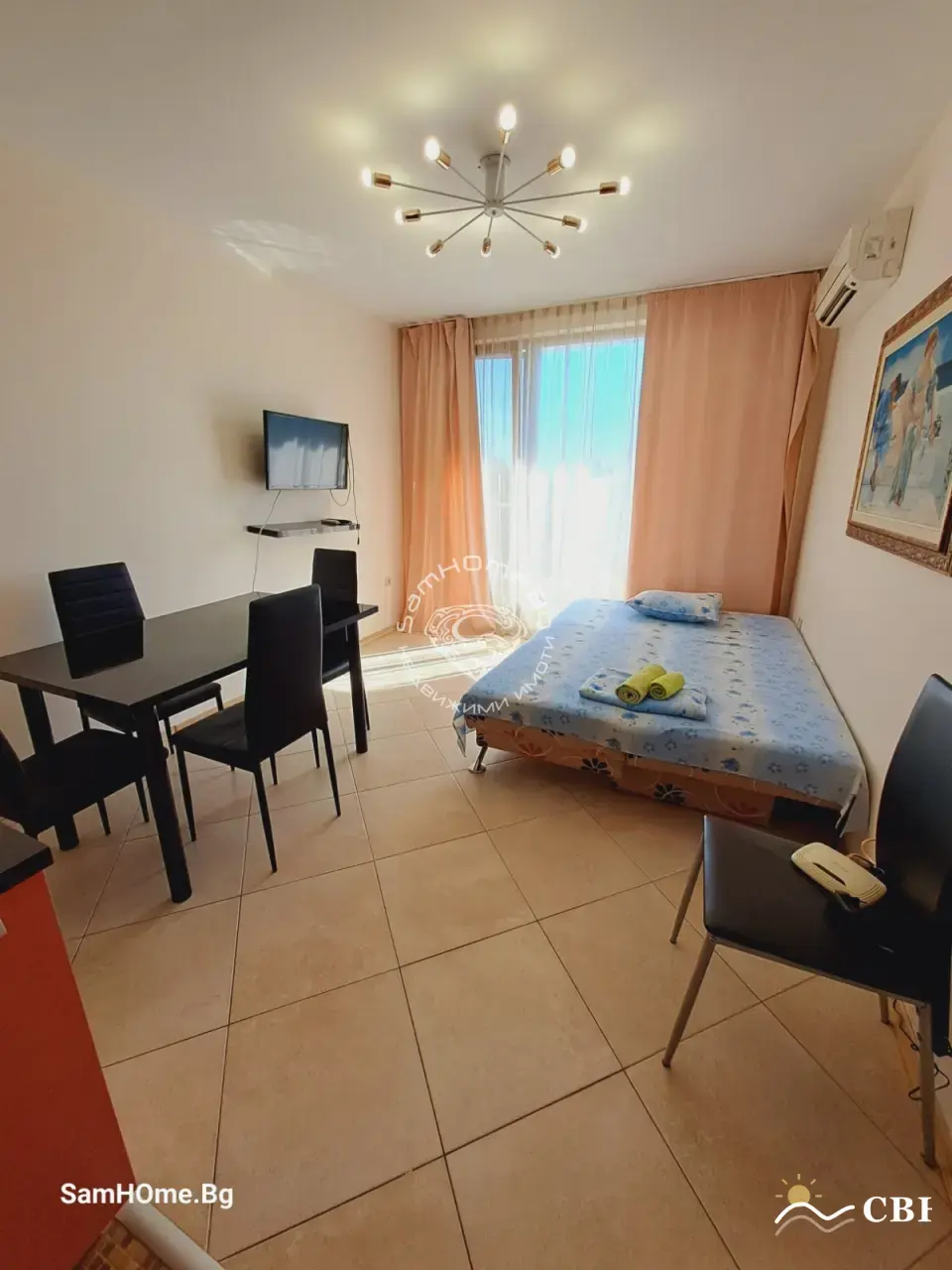 Apartment, 1-room, 60 m², in Varna. Photo 3 of 11. Varna, Black Sea, Bulgaria. Cheap Beach Holiday.