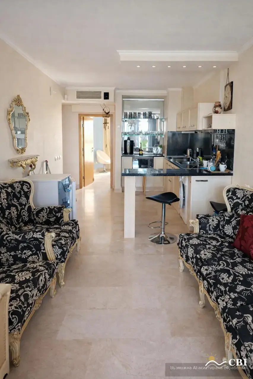 Apartment, 2-room, 72 m², in Kranevo. Photo 2 of 5. Kranevo, Black Sea, Bulgaria. Cheap Beach Holiday.