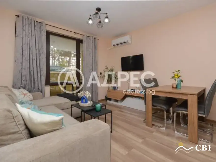 Apartment, 2-room, 47 m², in Sarafovo. Photo 1 of 14. Sarafovo, Black Sea, Bulgaria. Cheap Beach Holiday.