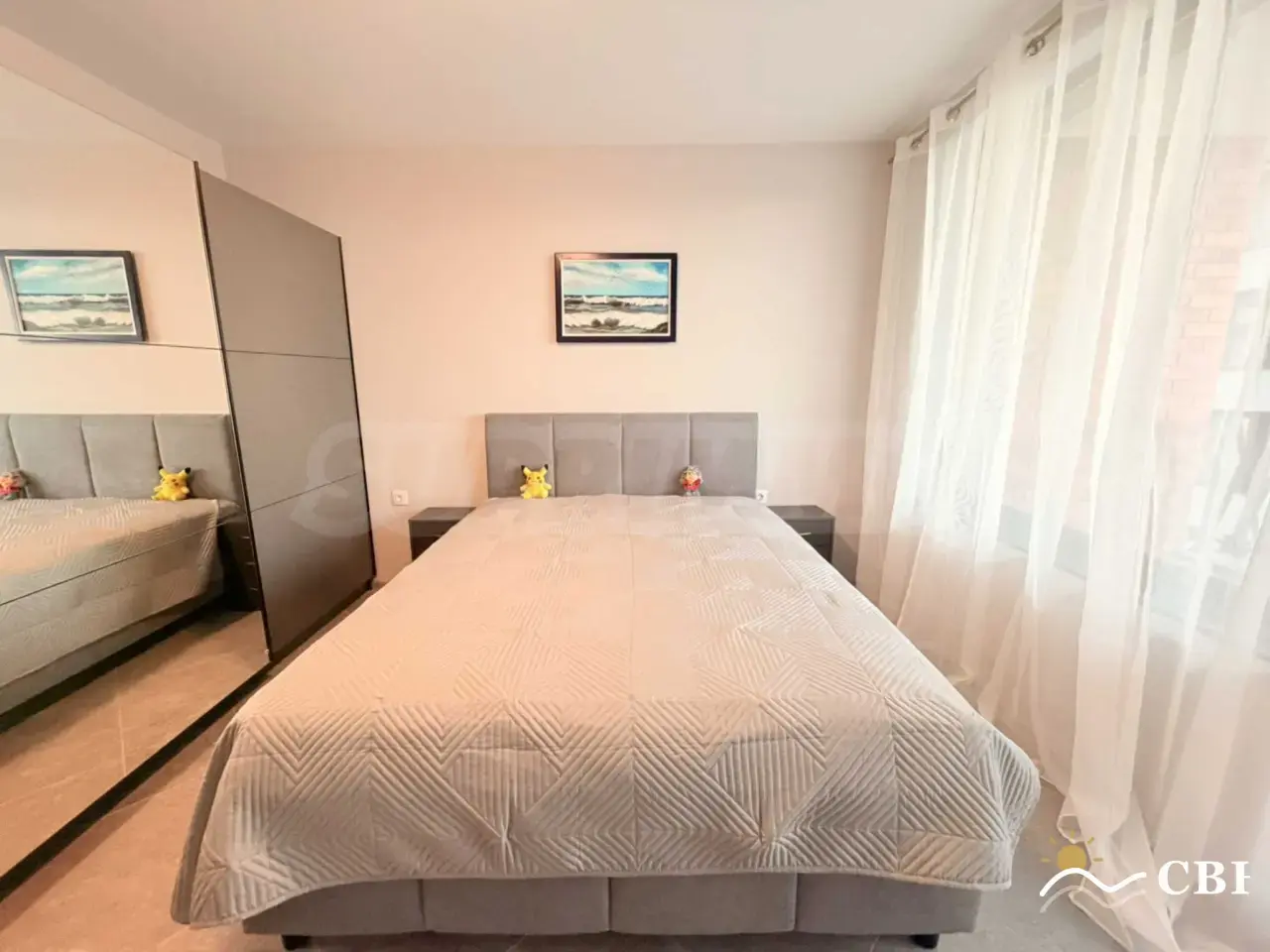 Apartment, 2-room, 75 m², in Burgas. Photo 9 of 16. Burgas, Black Sea, Bulgaria. Cheap Beach Holiday.