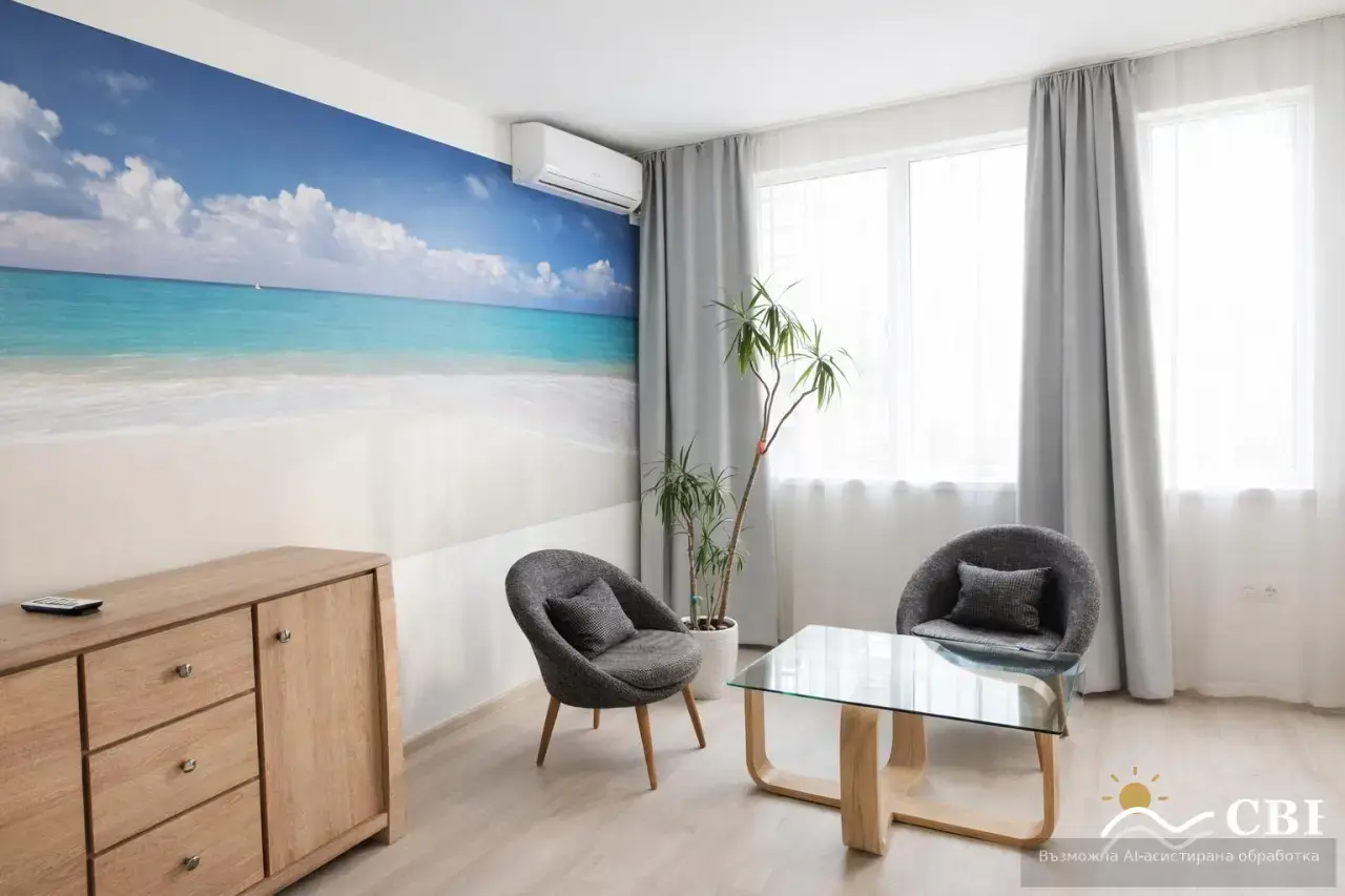 Apartment, 1-room, 38 m², in Varna. Photo 4 of 9. Varna, Black Sea, Bulgaria. Cheap Beach Holiday.