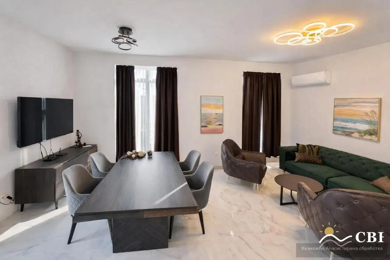Apartment, 2-room, 88 m², in Burgas. Photo 1 of 12. Burgas, Black Sea, Bulgaria. Cheap Beach Holiday.