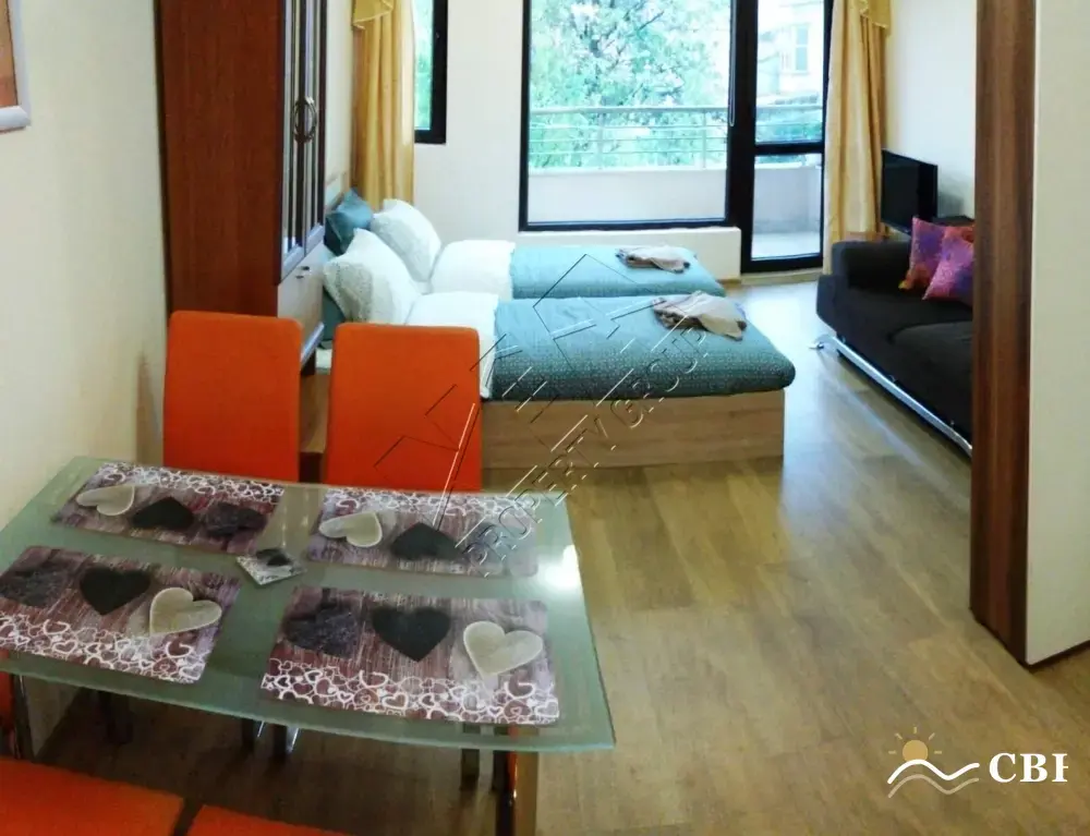Apartment, 1-room, 45 m², in Sarafovo. Photo 2 of 10. Sarafovo, Black Sea, Bulgaria. Cheap Beach Holiday.