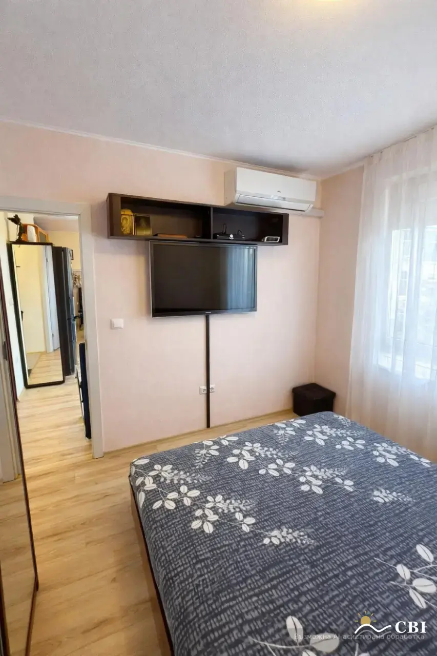 Apartment, 2-room, 46 m², in Varna. Photo 5 of 7. Varna, Black Sea, Bulgaria. Cheap Beach Holiday.